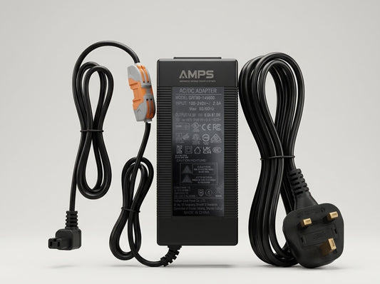 AC adaptor to run all AMPS fridges 87W 100-240VAC