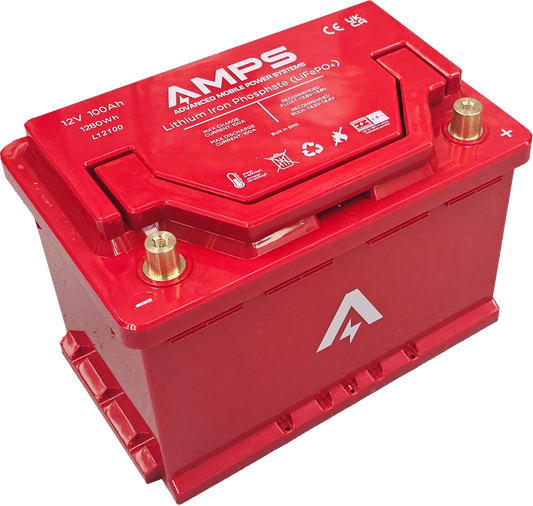 12V 105Ah LiFePO4 - Lithium Iron Phosphate Battery L12100