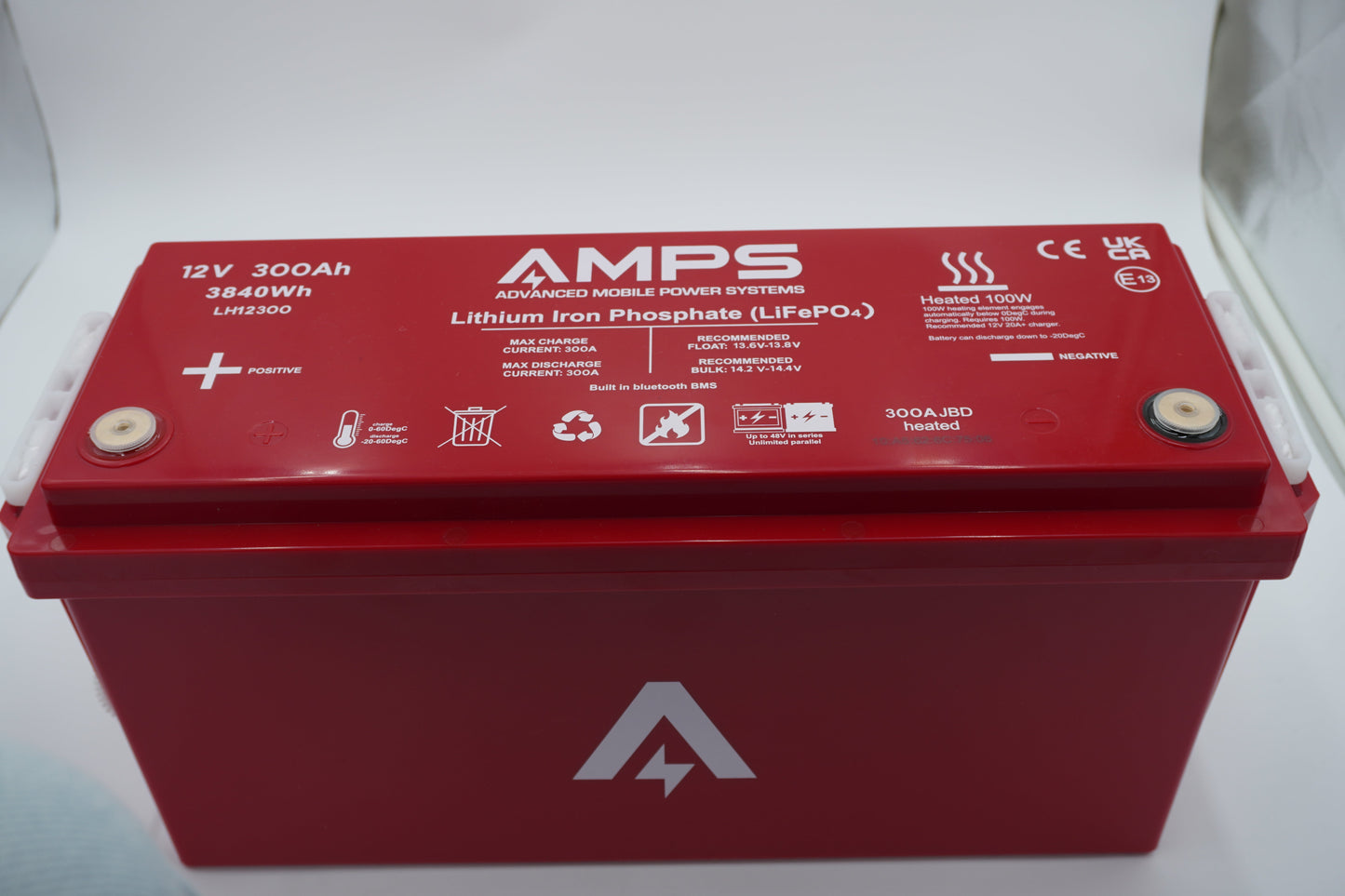12V 300Ah Lithium Battery w/ heater and 300A BMS