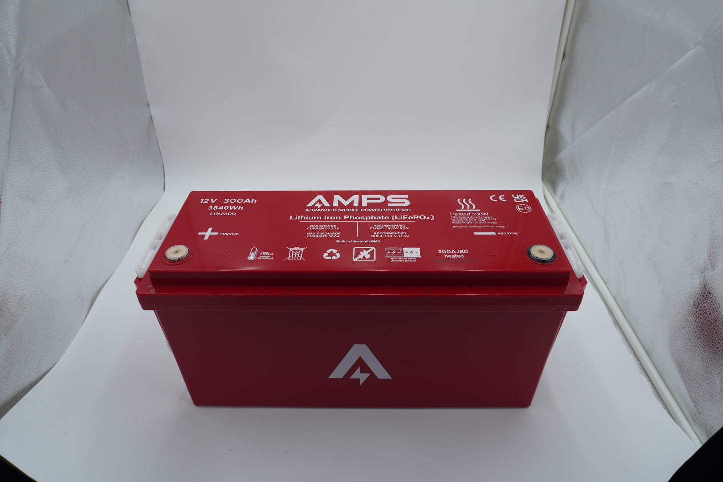 12V 300Ah Lithium Battery w/ heater and 300A BMS