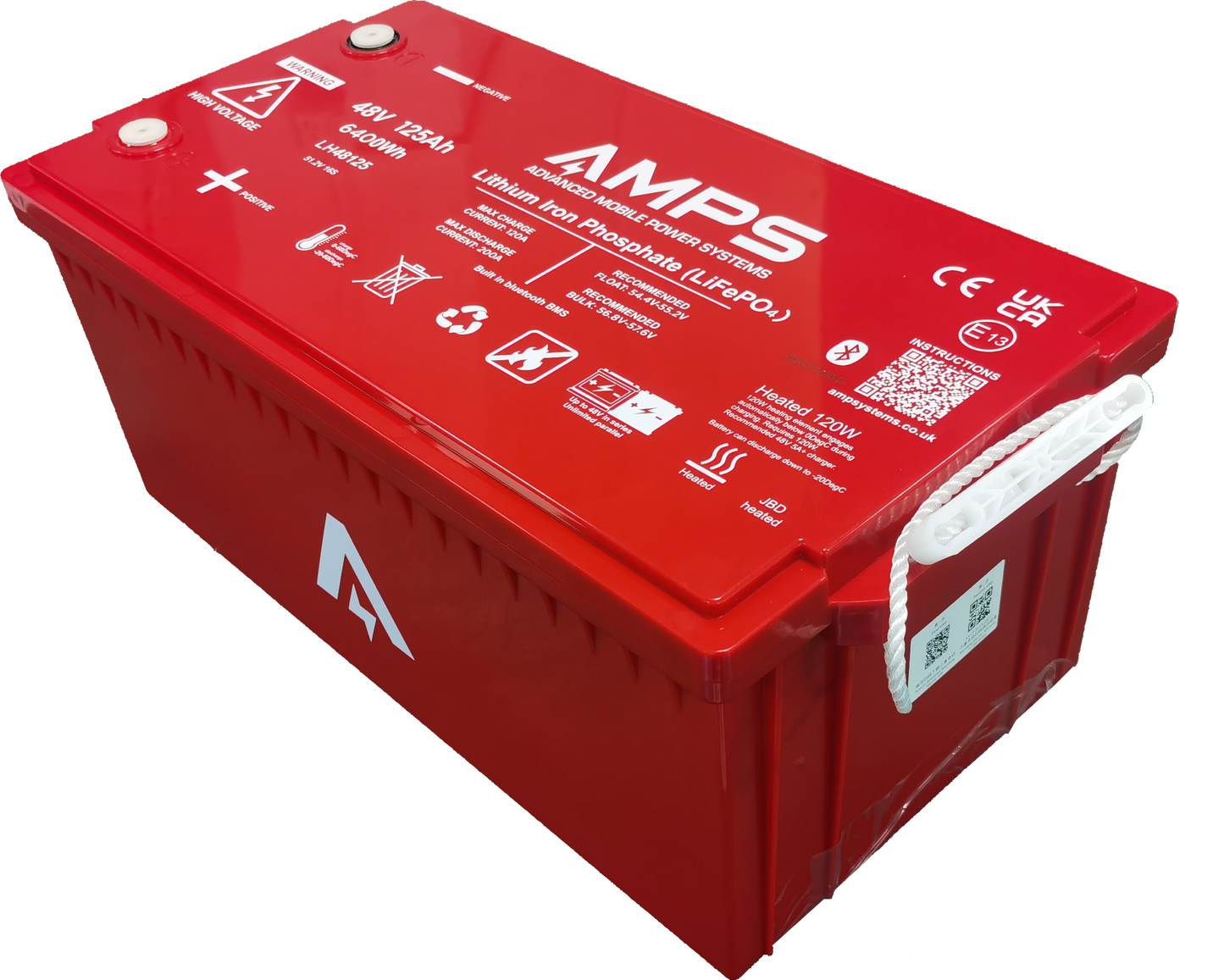 Heated 12V 100Ah / 200Ah | 36V 50Ah | 48V 125Ah LiFePO4  LH Series (5 Year Warranty) w/ Bluetooth