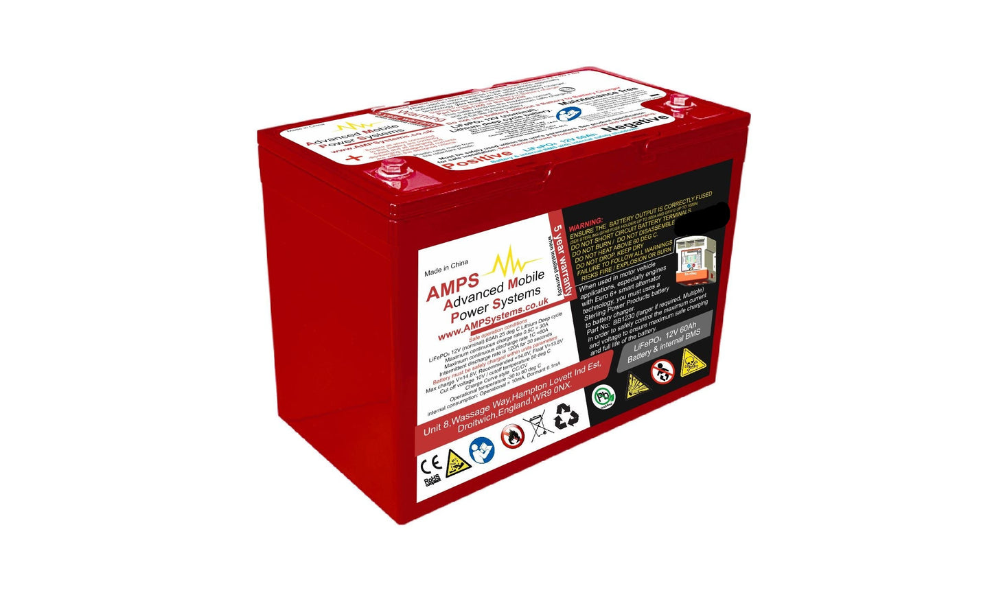 Lithium Batteries 12V Leisure Battery (5 Year Warranty)
